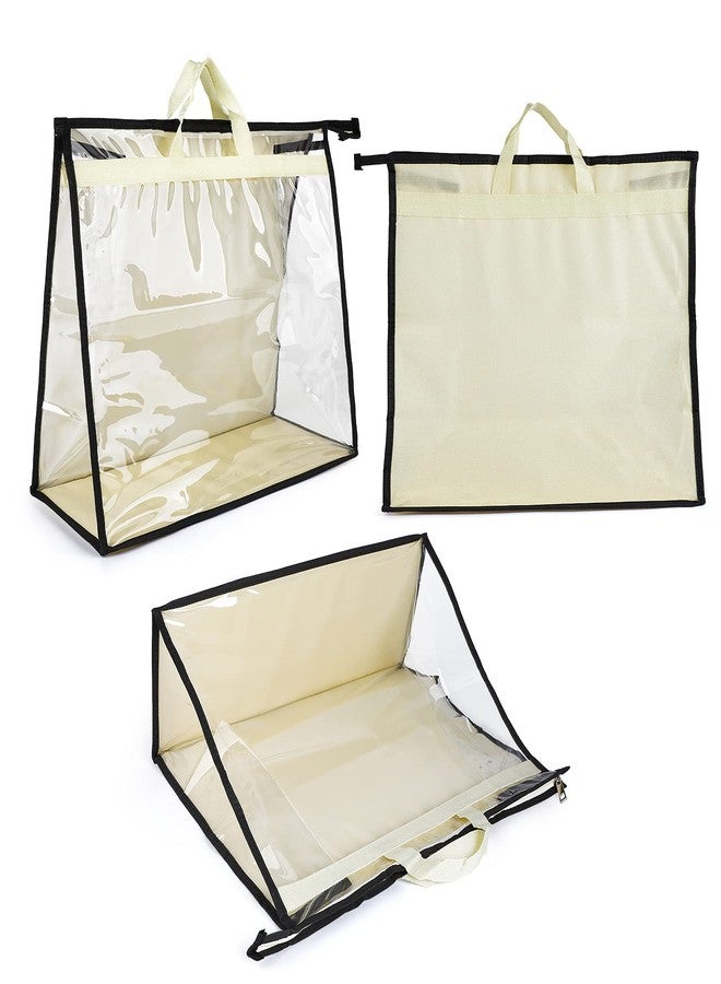 Outgeek 3PCS Purse Storage Bag Organization Purse Dust Bag Organizer Clear Plastic Lightweight Protective Waterproof Handbag Protector - Image 5