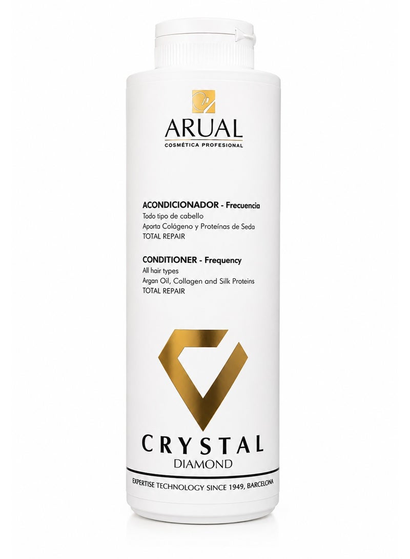 ARUAL Crystal Diamond & Argan Total Repair 3-Piece Hair Set - Shampoo 400 ml, Conditioner 400 ml & Mask 500 ml - Image 2