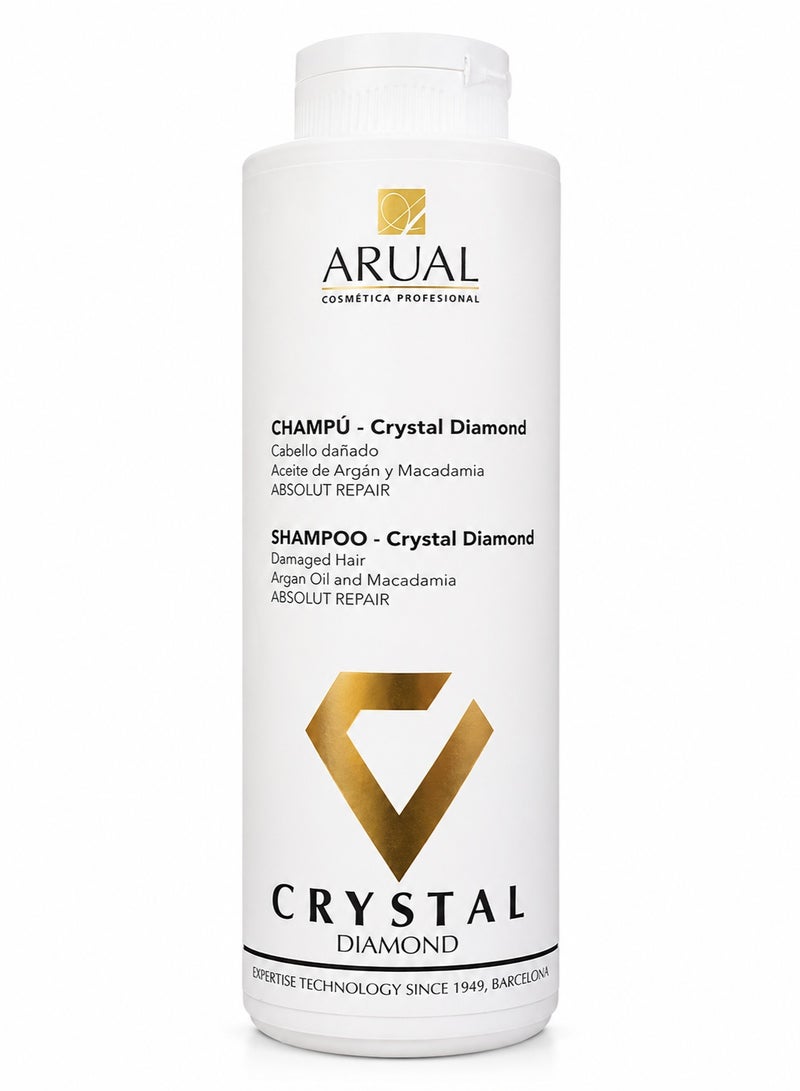 ARUAL Crystal Diamond & Argan Total Repair 3-Piece Hair Set - Shampoo 400 ml, Conditioner 400 ml & Mask 500 ml - Image 3