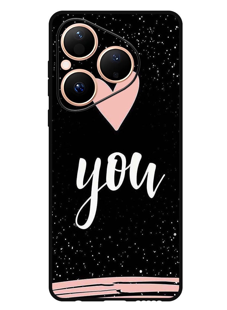 Theodor Case Compatible with Huawei Pura 80 6.6 Inch Protection Shockproof Bumper Cover Love You - Image 1