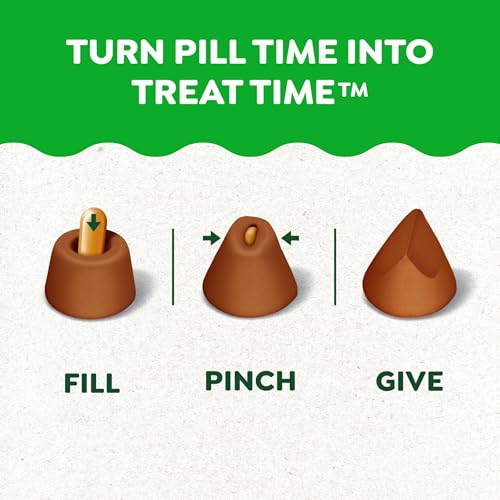 Greenies Feline Pill Pockets for Cats Natural Soft Cat Treats, Chicken Flavor, 1.6 oz. Pouch (45 Treats) - Image 3
