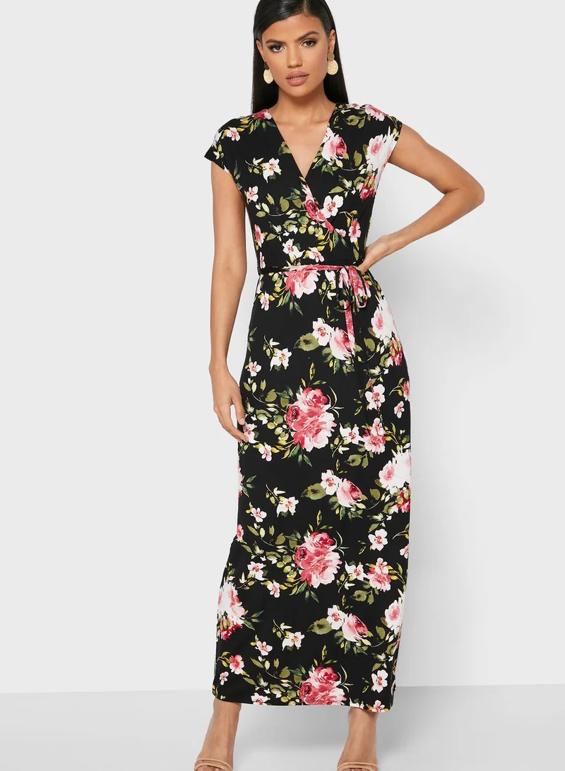 DOROTHY PERKINS Floral Print Wrap Dress