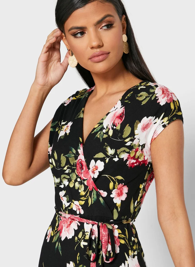 DOROTHY PERKINS Floral Print Wrap Dress