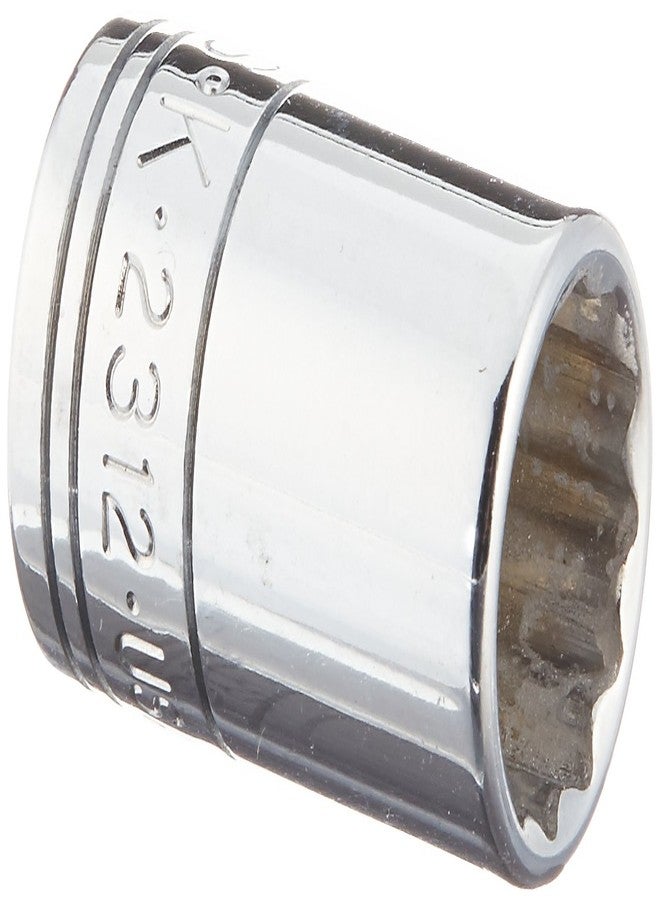 اس كي كي SK Tools USA محرك 3/8 بوصة، 12 مم، 12 نقطة، مقبس كروم قياسي | 2312 - Image 1