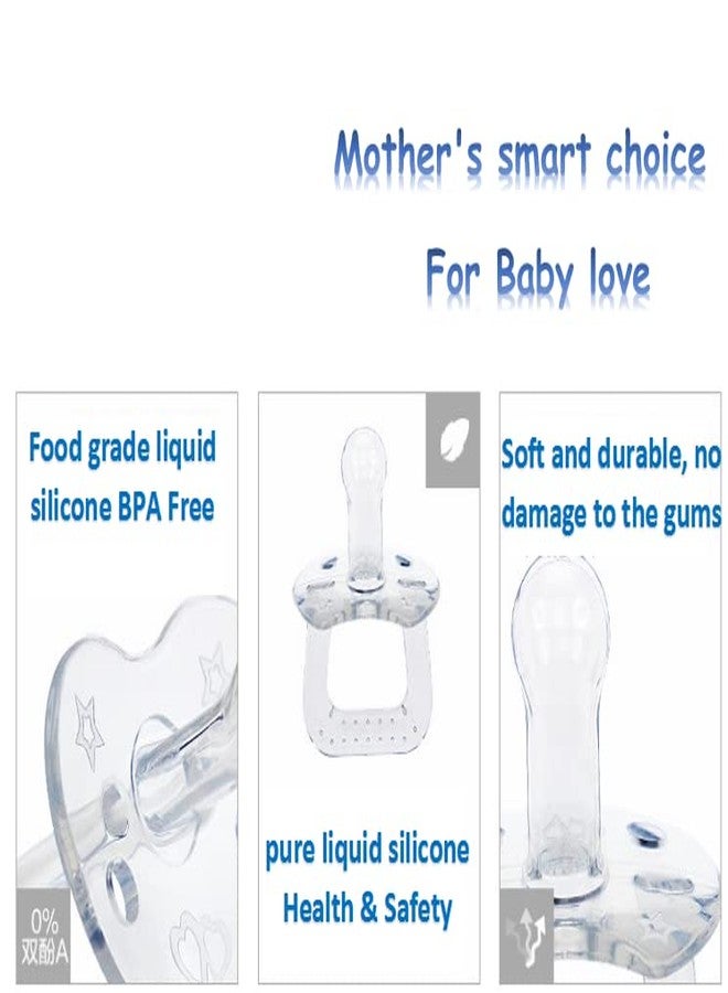 Oncarnival Soft Silicone One Piece Pacifier for Babies 0-6m, Pack of 2 - Image 3