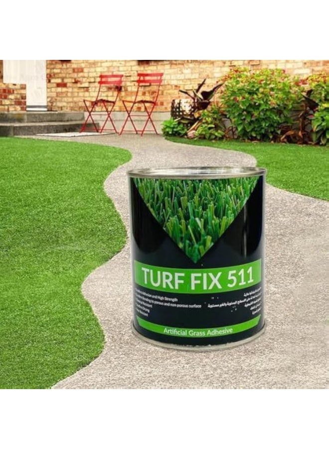 Turf Fix Glue 511 Artificial Grass Adhesive use for Indoor & Outdoor/Fixing Artificial grass/Green Grass/Specially developed for Hot Climate/Strong bond 650 mL - Image 2