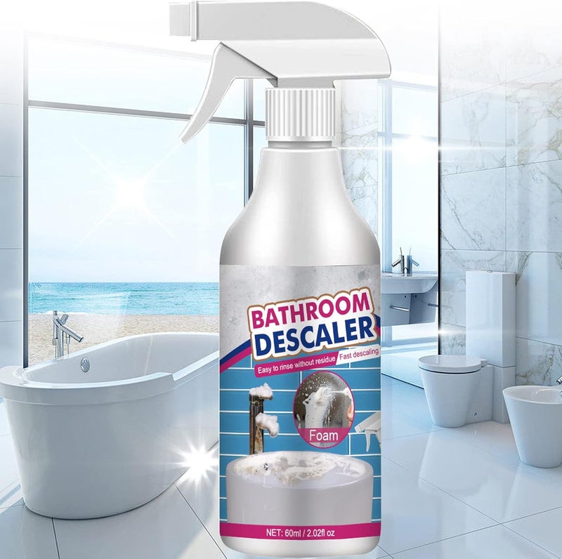 كلاراكو منظف كلاركو للبقع الصعبة، منظف الترسبات الكلسية للدش، منظف الترسبات الكلسية للزجاج، منظف الترسبات الكلسية لزجاج الدش، مزيل الترسبات الكلسية للمرحاض (قطعة واحدة) - Image 1