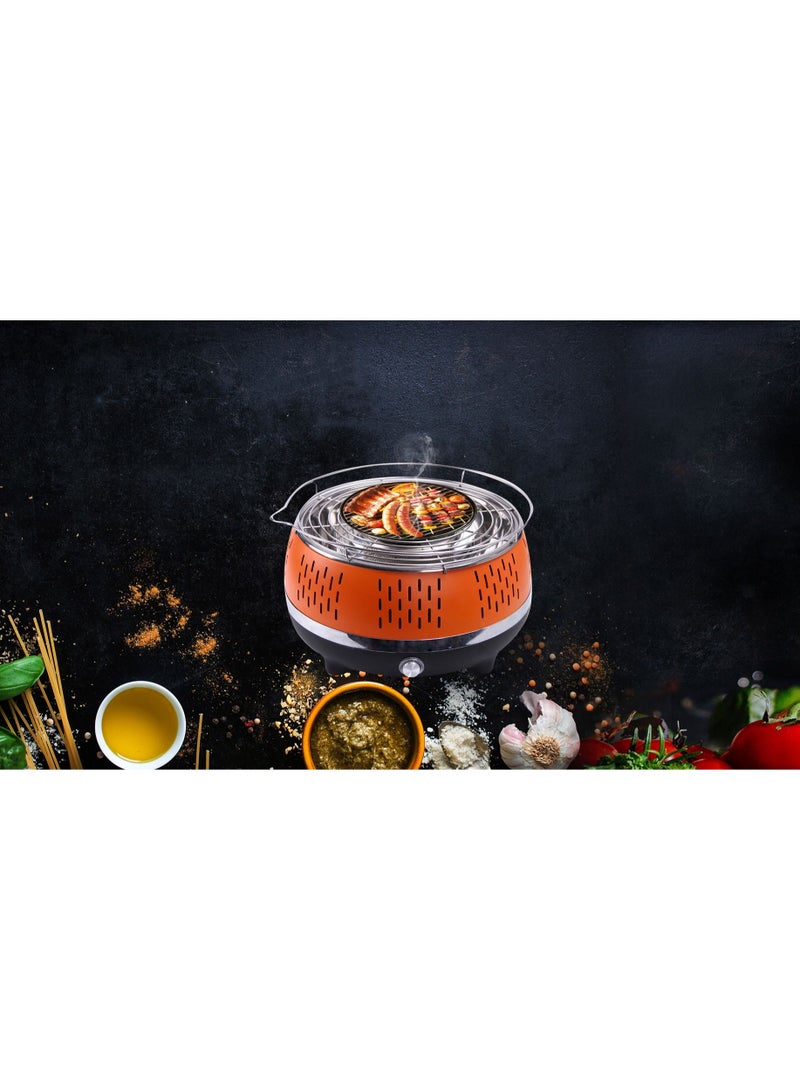 DubaiGallery شواية فحم محمولة، شواية باربكيو قابلة للطي، شواية فحم، شواية باربكيو صغيرة، شواية خارجية رائعة للتخييم، مدمجة وخفيفة الوزن - Image 4