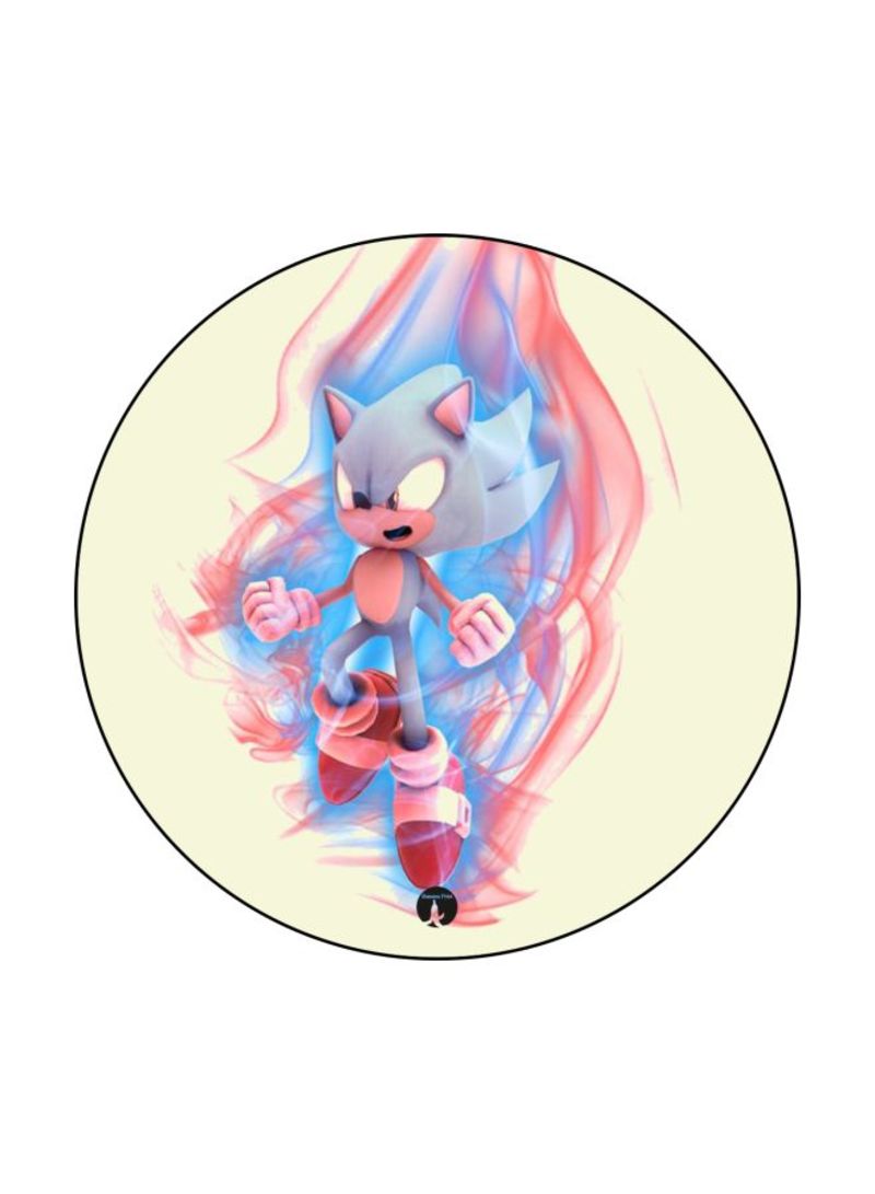 RKN Video  Game Sonic Printed Fridge Magnet  Beige/k/Blue - Image 2