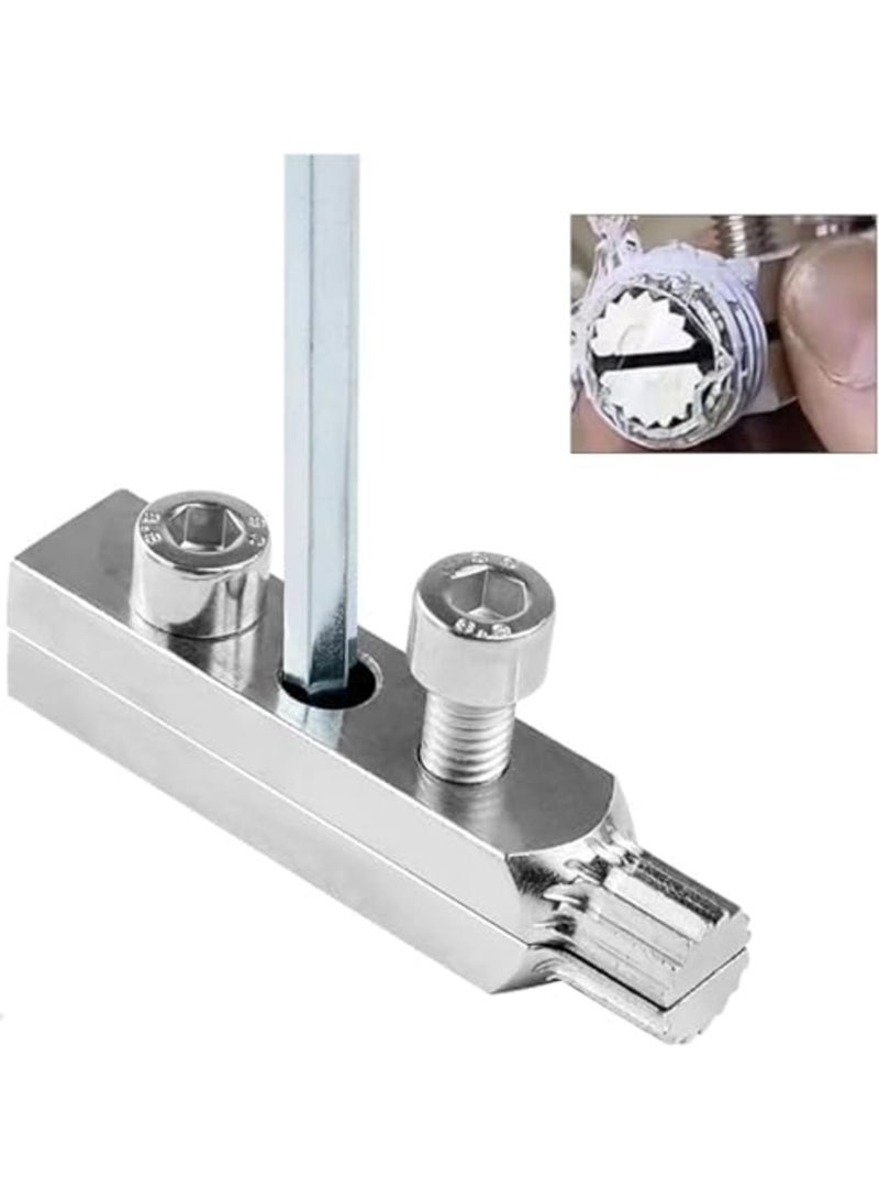 Faucet Installation and Removal Tools Set, Screw Extractor for Broken Pipes, Damaged Screw and Bolt Remover, Durable Extraction Tool for 1/2 Inch and 3/4 Inch Pipes, Essential Plumbing Repair Kit - Image 1