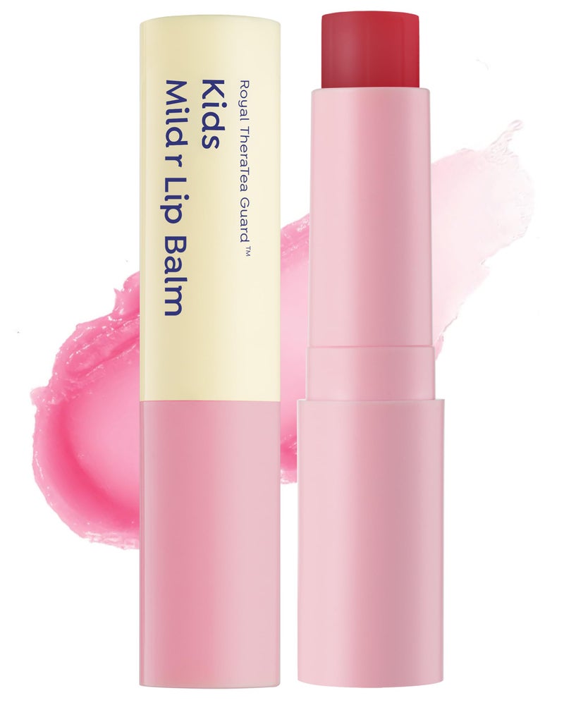 GOONGBE Kids' Color Lip Balm - Korean Kids Red Tint Lip Balm for Chapped and Cracked Lips with Natural Pigments - Hydrating Lips with Plant Oils and Shea Butter - Allergen Free Scent, 0.1 oz. - Image 1