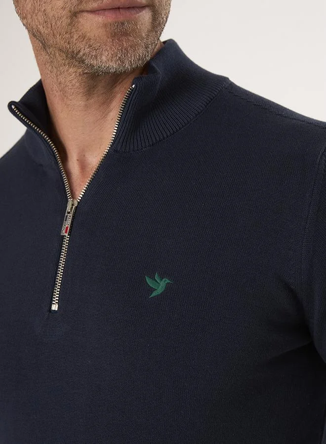 فيليكس هاردي Half-Zip Knit Sweater