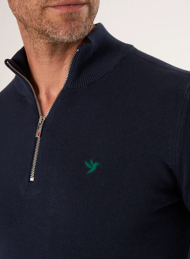 FELIX HARDY Half-Zip Knit Sweater