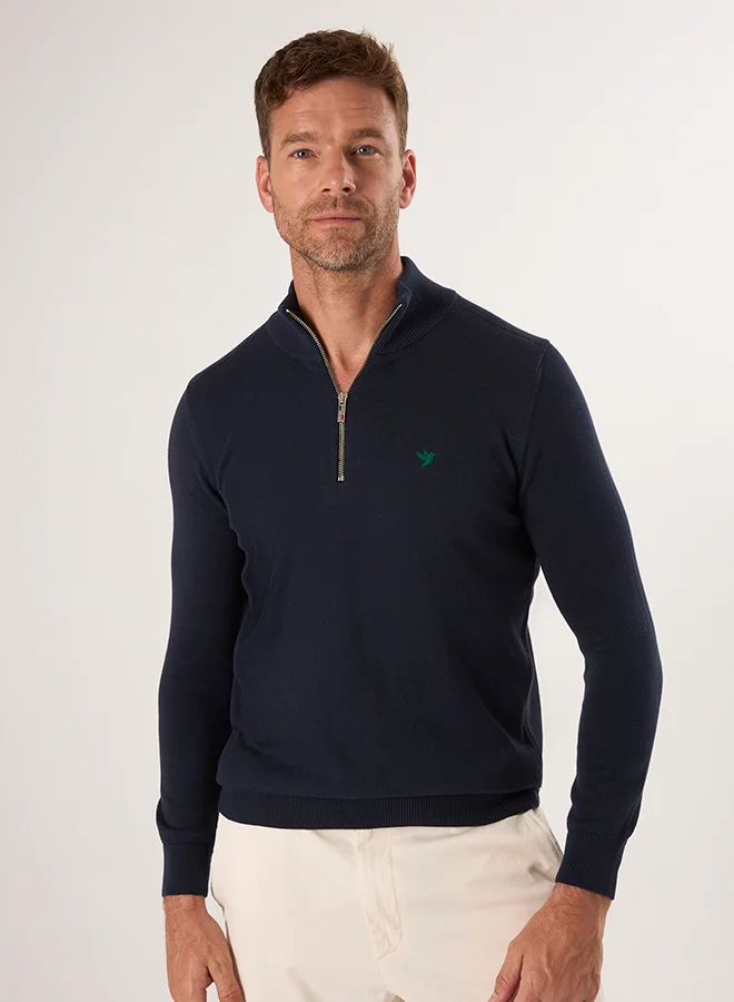 فيليكس هاردي سترة محبوكة بسحاب نصفي