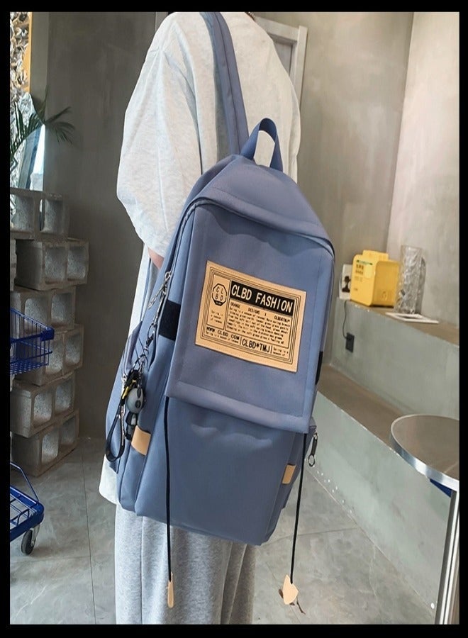 Joychic طقم حقيبة مدرسية كبيرة سعة 4 قطع مقاومة للماء ومقاومة للاهتراء من القماش - Image 4