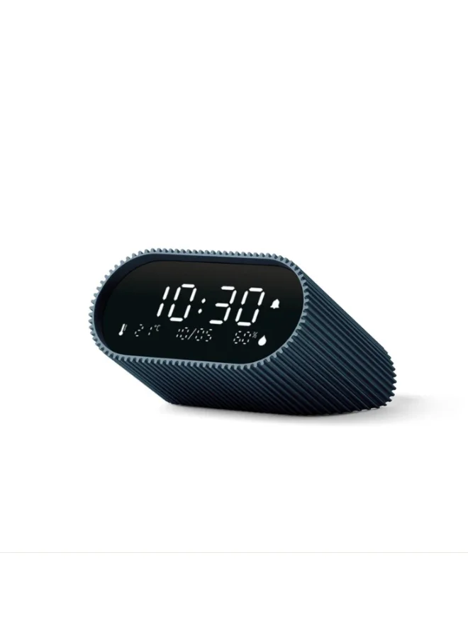 LEXON Ray LCD Digital Alarm Clock With Thermometer And Hygrometer