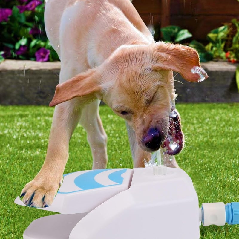 Naroote Dog Step On Water Fountain Large Capacity Sprinkler Dog Foot Activated Drinking Waterer for Outdoor Activities - Image 4