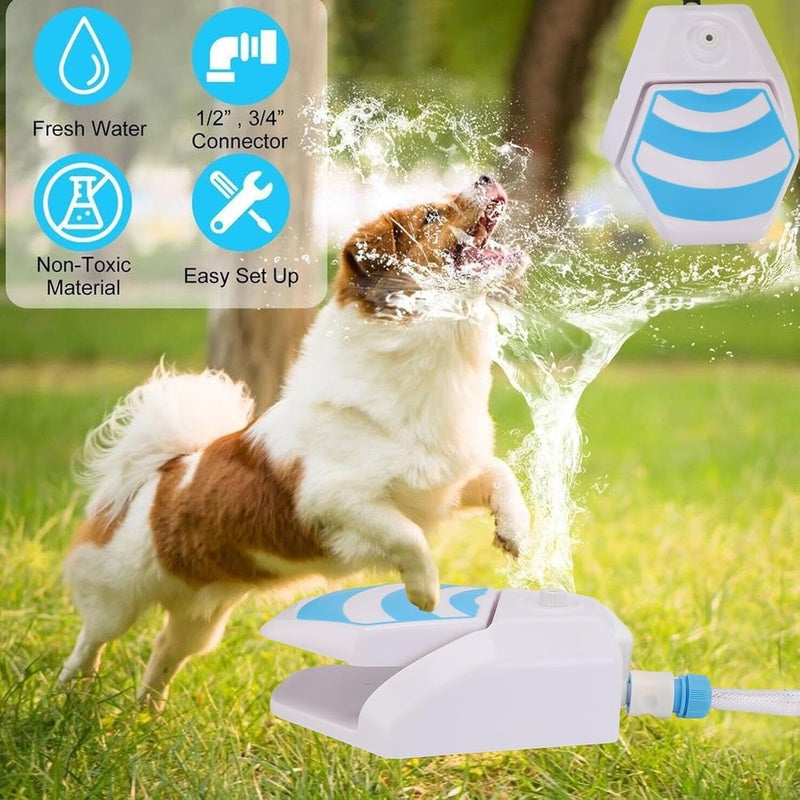 Naroote Dog Step On Water Fountain Large Capacity Sprinkler Dog Foot Activated Drinking Waterer for Outdoor Activities - Image 3