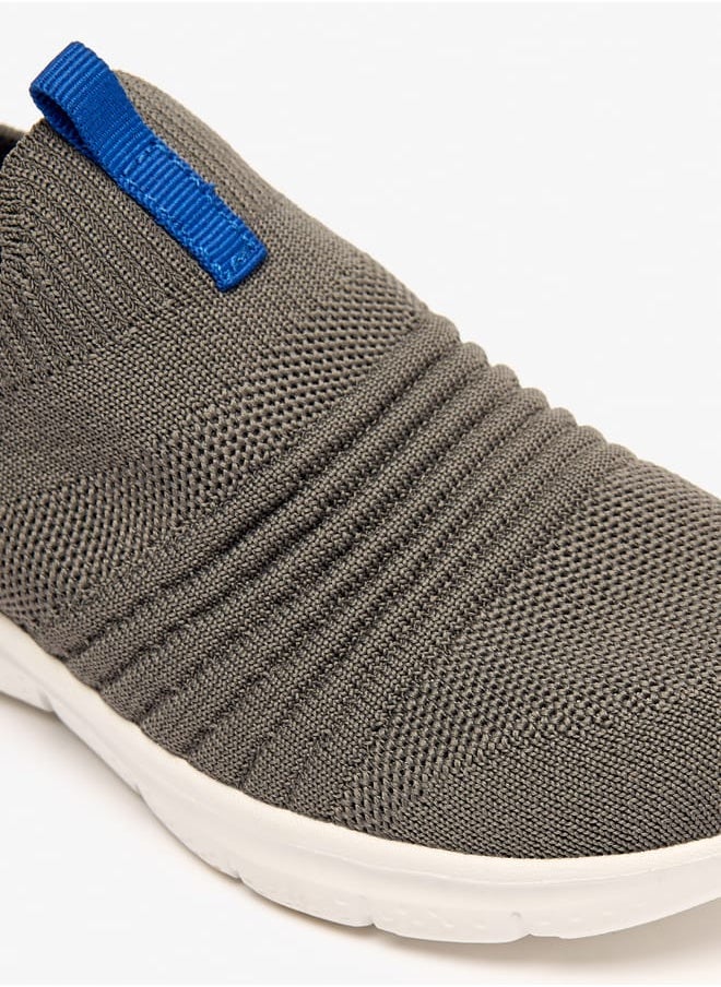 Dash Boys Textured Slip-On Lightweight Sports Shoes  - Image 5