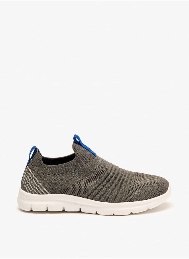 Dash Boys Textured Slip-On Lightweight Sports Shoes  - Image 3