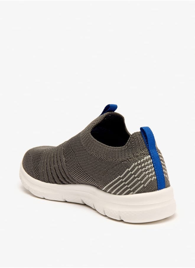 Dash Boys Textured Slip-On Lightweight Sports Shoes  - Image 2