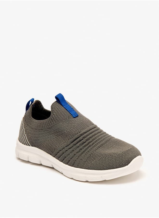 Dash Boys Textured Slip-On Lightweight Sports Shoes  - Image 1
