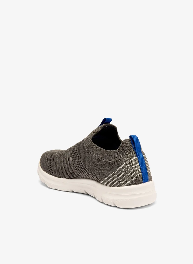 Dash Boys Textured Slip-On Lightweight Sports Shoes