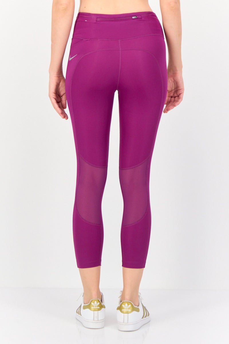 Nike Women Dri-Fit Training Leggings, Purple - Image 3