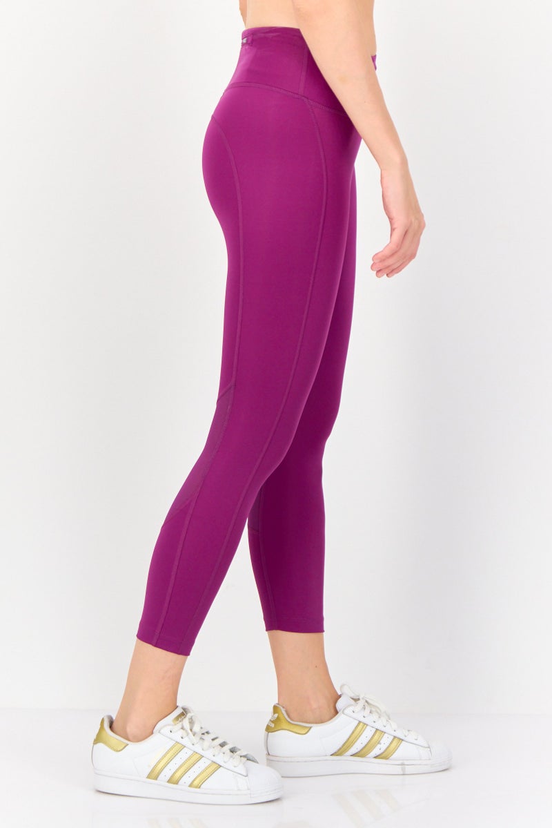 Nike Women Dri-Fit Training Leggings, Purple - Image 2