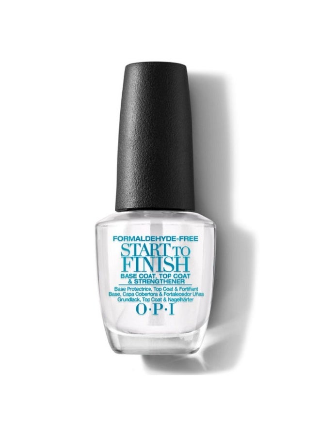 OPI Start to Finish Base, Top Coat and Strengthener 15ml - Image 1