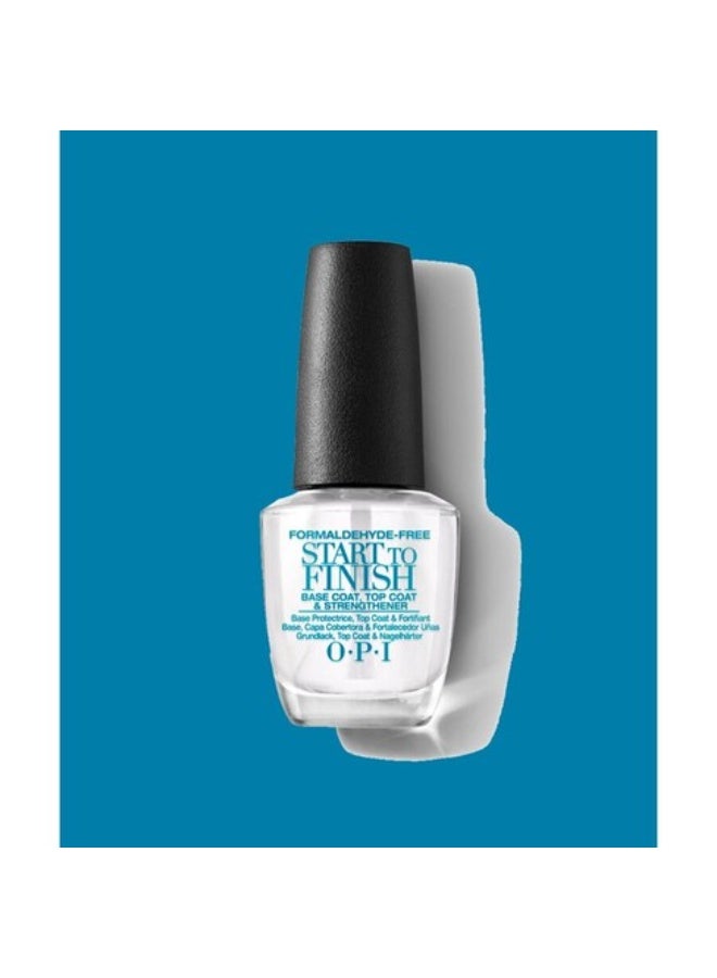 OPI Start to Finish Base, Top Coat and Strengthener 15ml - Image 2
