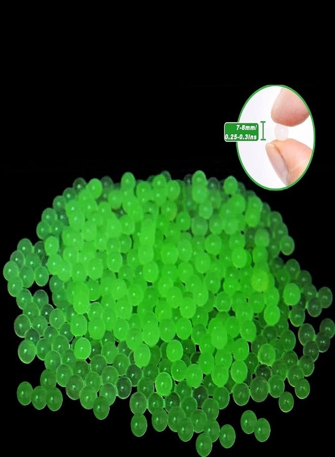Glow in The Dark Gel Blaster Ammo, 5000 Pcs Refill Balls, 7-8 mm Bullets for Gel Gun, Ammo Refill for Teenagers and Adults