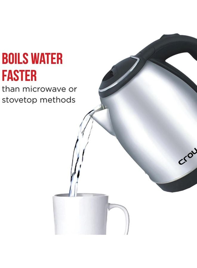 كراون لاين غلاية كهربائية بدون سلك 1.8 L 1800 W KT-157 فولاذ مقاوم للصدأ - Image 3