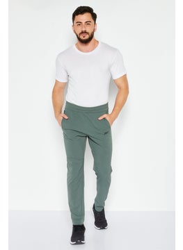 Reebok Men Sportwear Fit Brand Logo Training Pants, Green  - Image 2