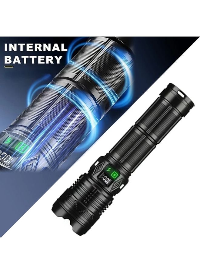 Model Black 3600mAh 2870 Lumens Long Range Searchlight Portable Multi Functional Emergency Work Light - Image 5