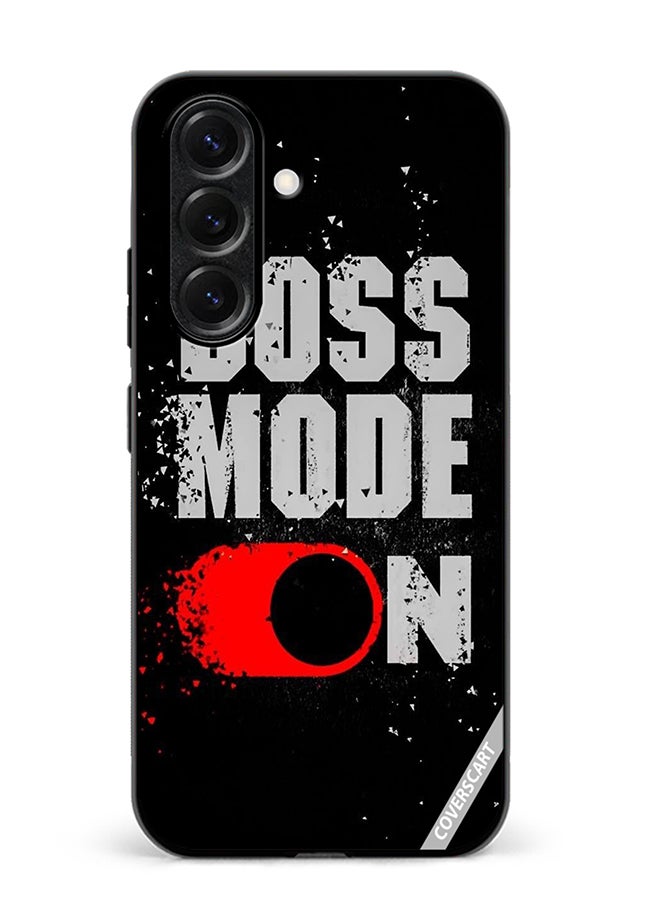 VR CREATIVE Protective Case Cover For Samsung Galaxy S25 Plus Boss Mode On Design Multicolour