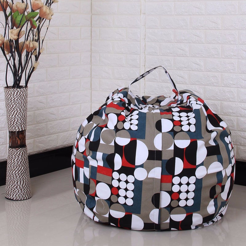 Children'S Plush Toy Storage Bag, Children'S Home Large-Capacity Canvas Bean Bag, Bean Bag, Quilt Storage, Supply - Image 1