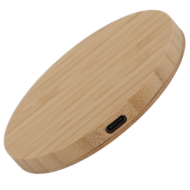 Wireless Charger 15W Power 8MM Transmission 5V3A 9V2A 12V1.5A Output 5W 7.5W 10W 15W Input Fast Bamboo Charging Station for Home - Image 5