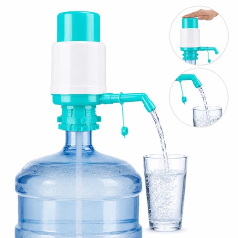 Manual Water Pump for Large Water Bottles Push Type Dispenser - 10-30