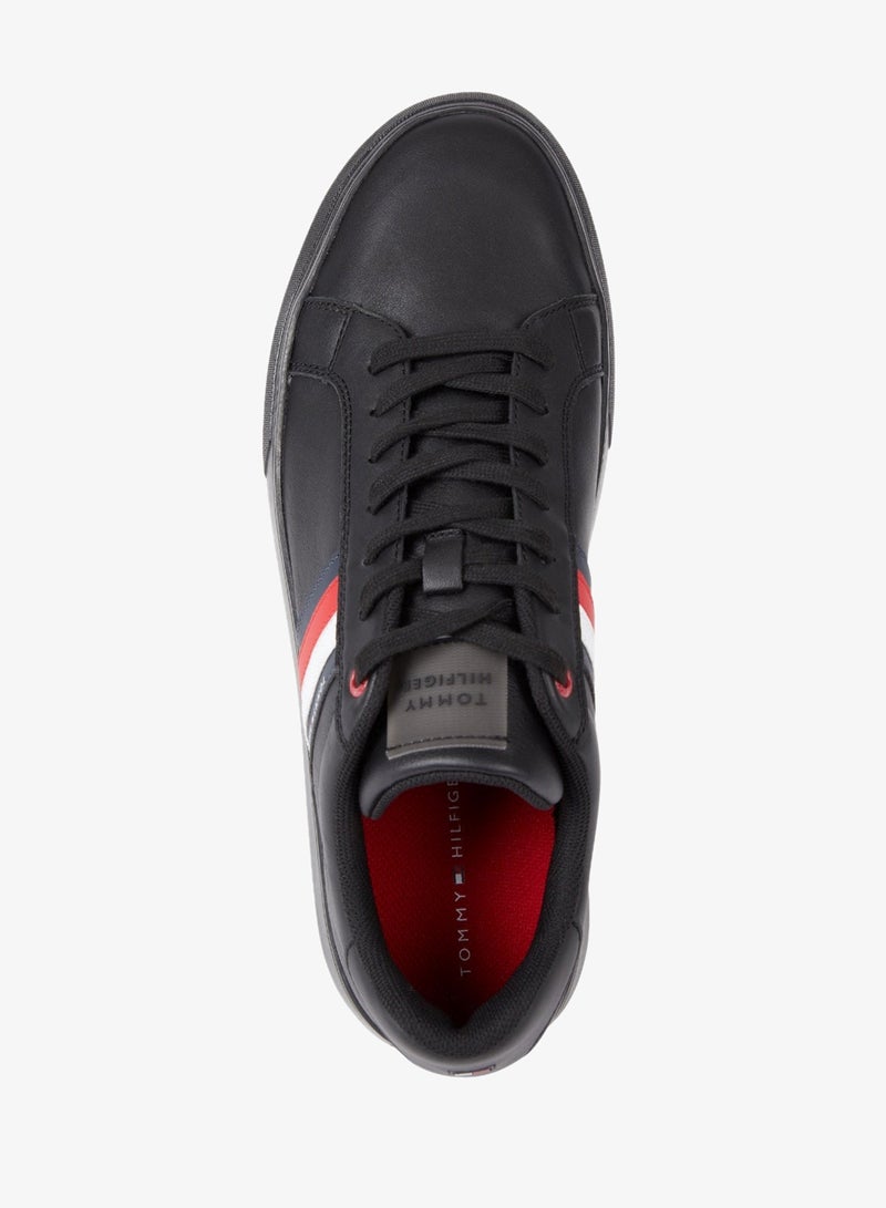 TOMMY HILFIGER Essential Leather Cupsole Sneakers - Image 5