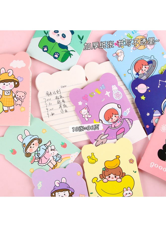 HELPS Student Cute Notebook Customized High-value Small Notebook Portable Small Notepad Flap Pocket Pants Lined Notebook - Image 3