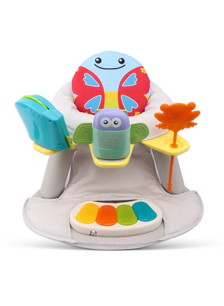 Teknum 2 - IN - 1 Dining Chair/Toddler Play Seat W/Pedal Piano - Butterfly - Image 1
