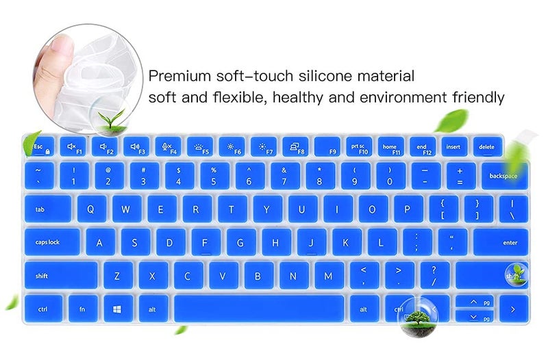 imComor Keyboard Cover Skin for Dell Latitude 3440 5440 5430 5431 5420 14", Dell Latitude 14" 7440 7430 7420 7410, Dell Latitude 14" 9420 9430, Dell Latitude 9520 9510 7520 15.6" Keyboard Skin Protector, Blue - Image 5