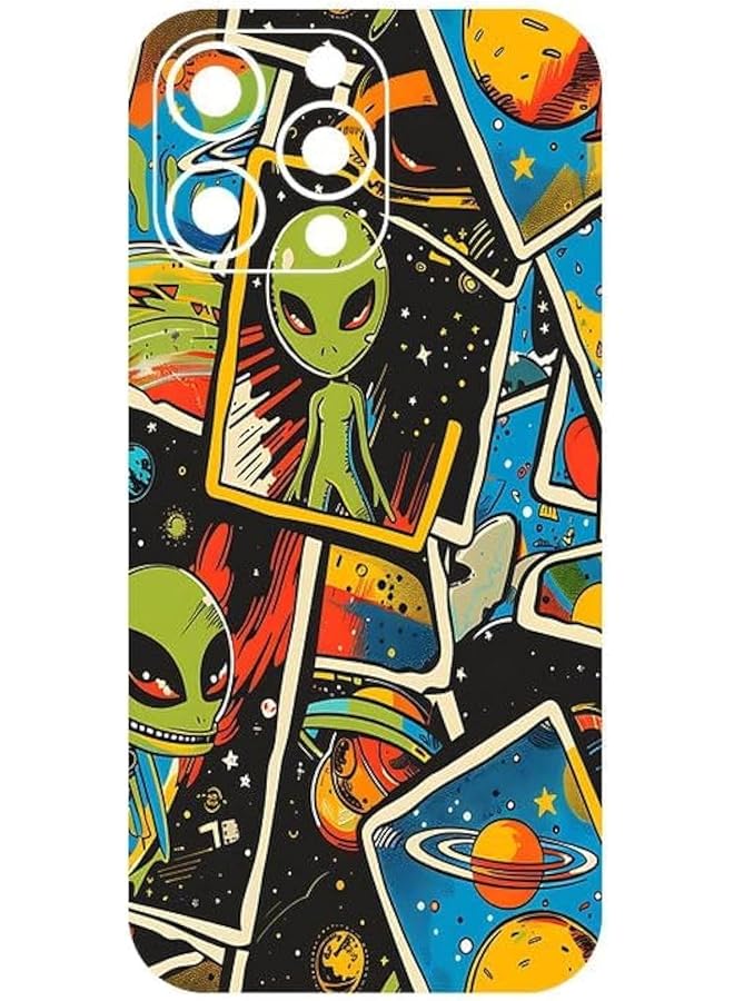 ملصق حماية خلفي للهاتف المحمول من 321 Space لهاتف Iphone 16 Pro Max وليس غطاء حماية