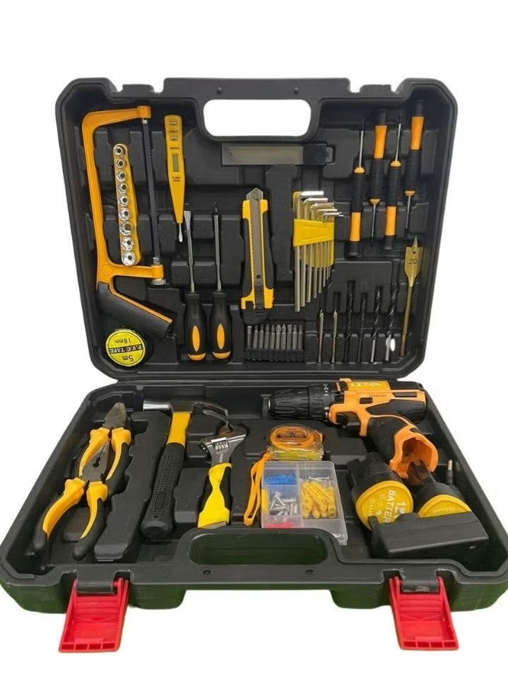 Denx Cordless Drill Set – 12V Electric Drill with Complete Tool Kit - Image 2