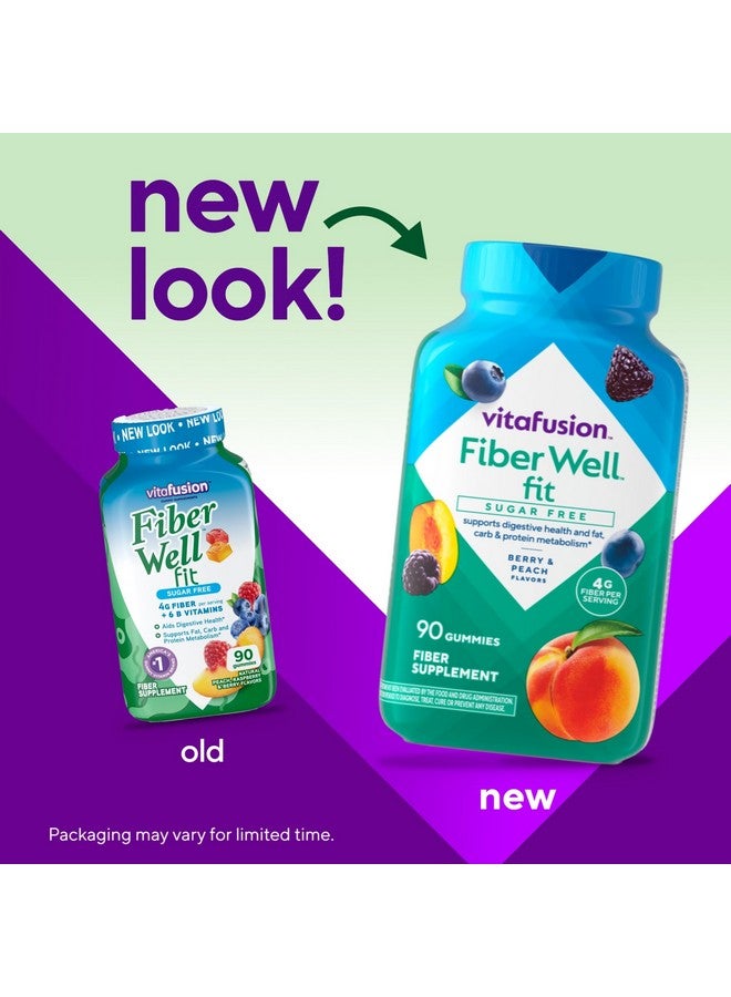 Vitafusion Fiber Well Fit Gummies Supplement, 90 Count (Packaging May Vary) - Image 2