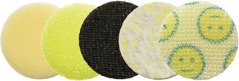 DREMEL Versa 5-Pack Scrub Daddy Cleaning Sponge Pads, Variety Pack for Multi-Surface Cleaning, for use in Kitchen, Household and Bathroom - Compatible with Versa Power Scrubber Tool, PC360-5 - Image 1