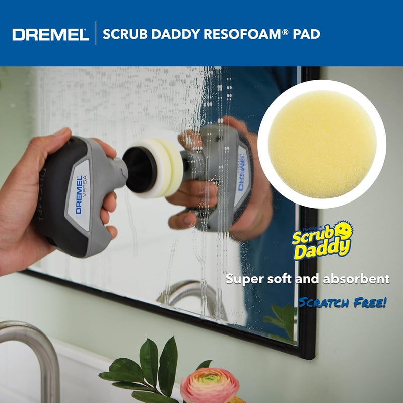 DREMEL Versa 5-Pack Scrub Daddy Cleaning Sponge Pads, Variety Pack for Multi-Surface Cleaning, for use in Kitchen, Household and Bathroom - Compatible with Versa Power Scrubber Tool, PC360-5 - Image 5