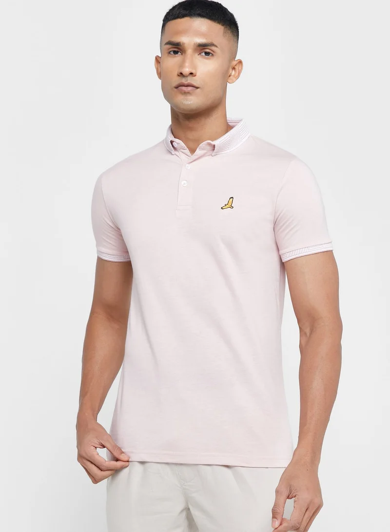 BRAVE SOUL Bravesoul Logo Polo Shirt