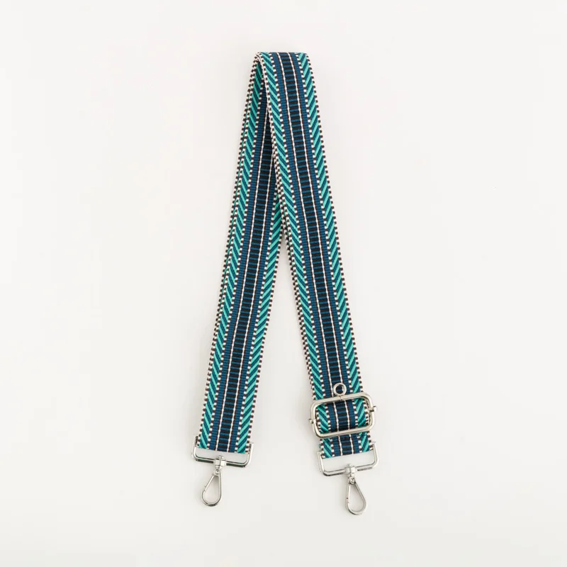Women's Bag Strap Brunella Navy Blue/Multicolor - 3.80x120x0cm